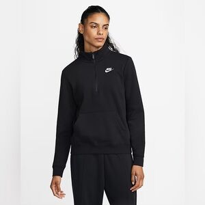 Nike Men's Black Zip-Up Sweater